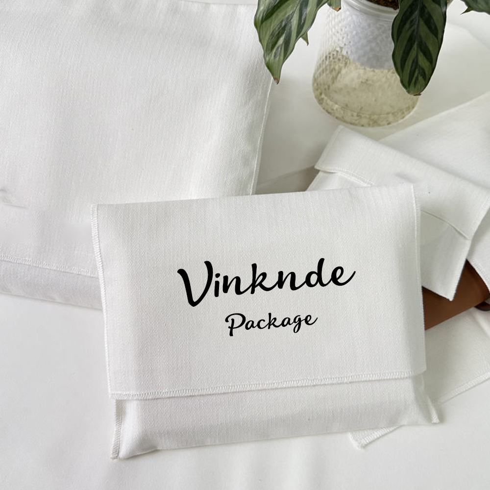 Flap Bag Envelope - Custom Logo Canvas Dust Bag Covers