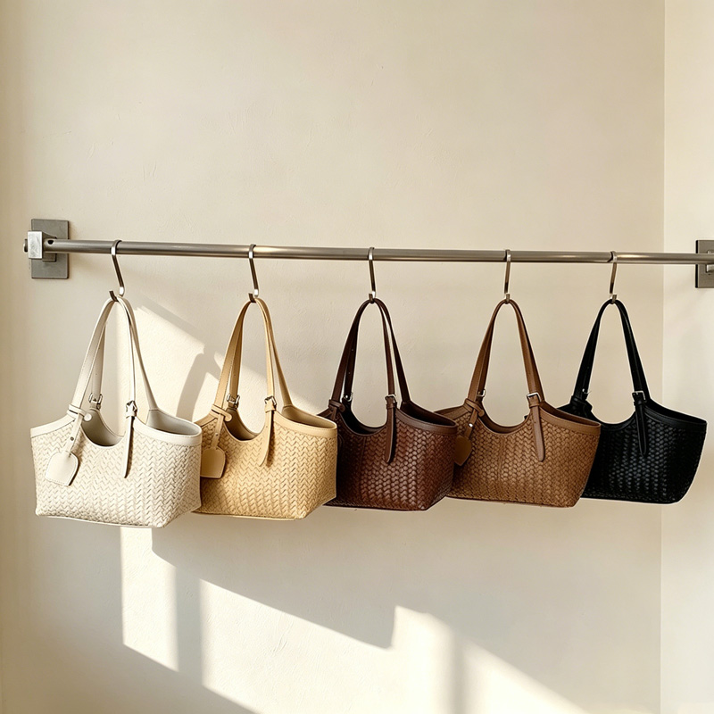 Women Bags Work - CLAREGQI Hand Woven Tote Bag for