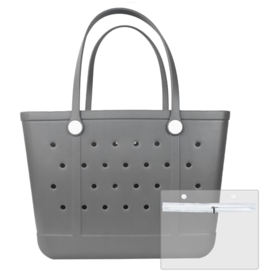 Women Bags For Women - X Large Beach Bag, Oversized Rubber