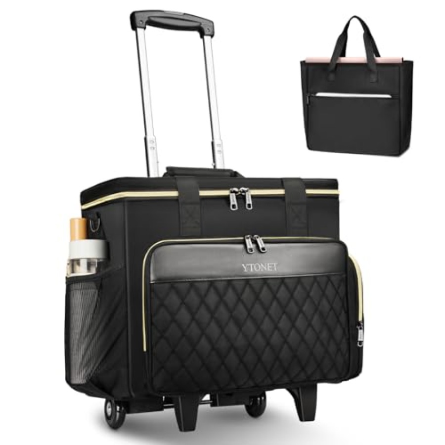 Women Bags For Women - Rolling Teacher Bag, 15.6 Inch Rolling