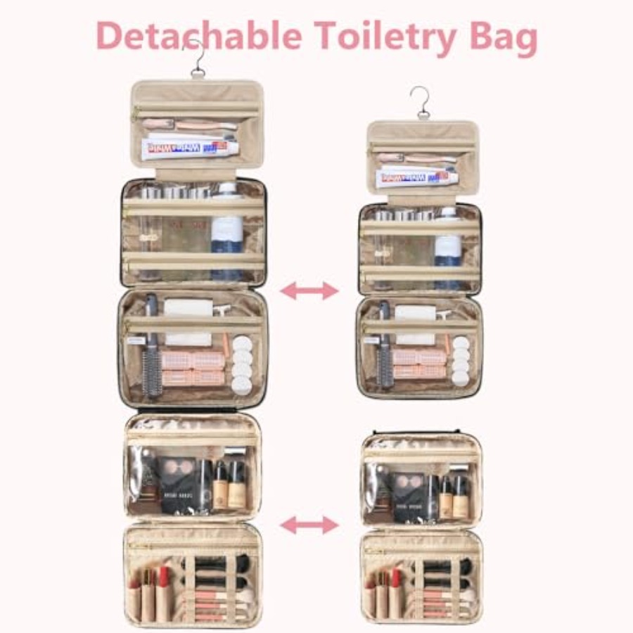 Detachable Travel Toiletry Bag – Women Bags For Women recenzja i cena