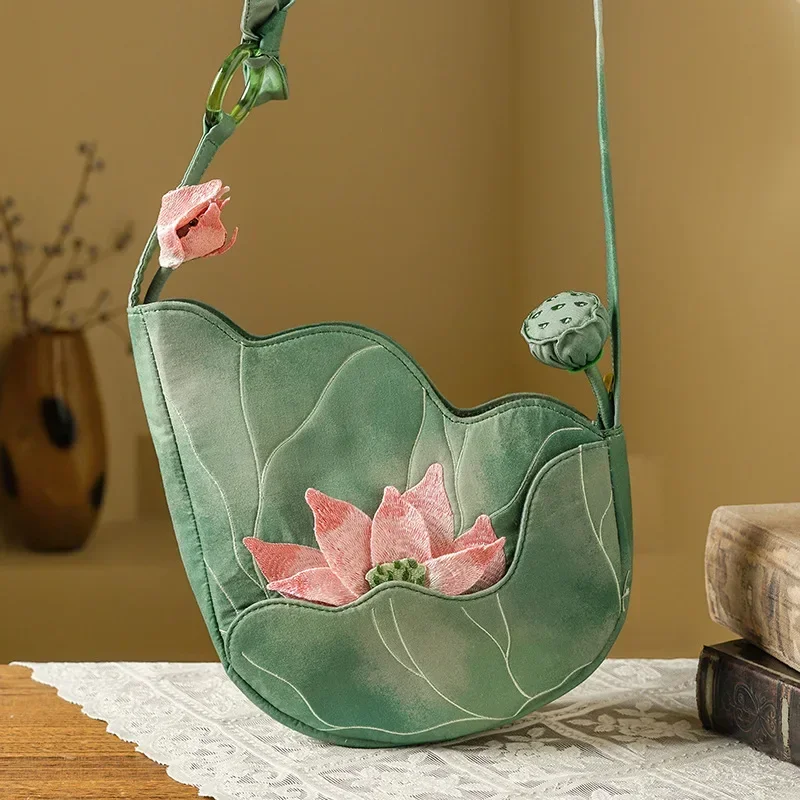 Elegant Chinese Style Lotus Le – Women'S Bags New Collection recenzja i cena