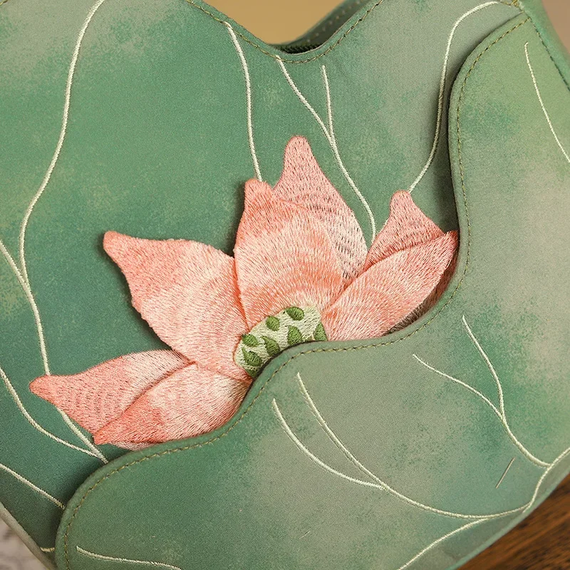 Elegant Chinese Style Lotus Le – Women'S Bags New Collection recenzja i cena