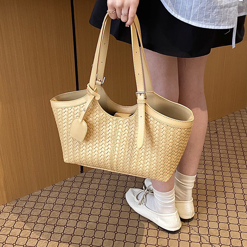 CLAREGQI   Hand Woven Tote Bag – Women Bags Work recenzja i cena