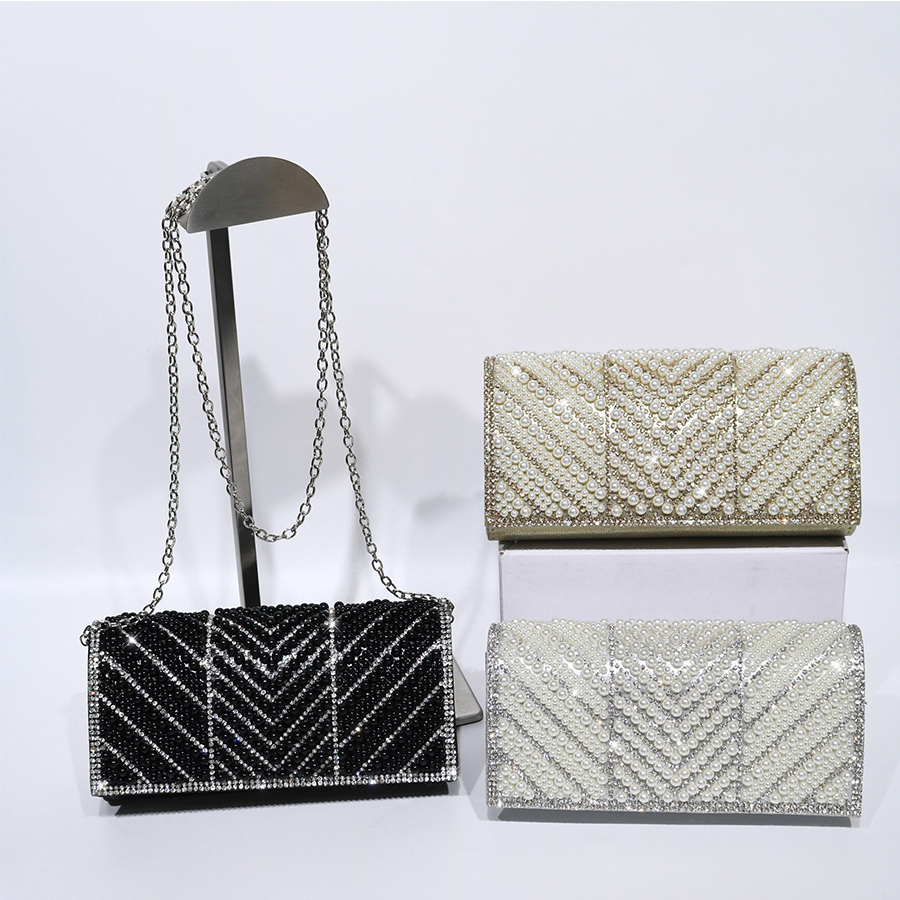 Glitter Ladies Clutch Bag Bead – Flap Bag Envelope recenzja i cena