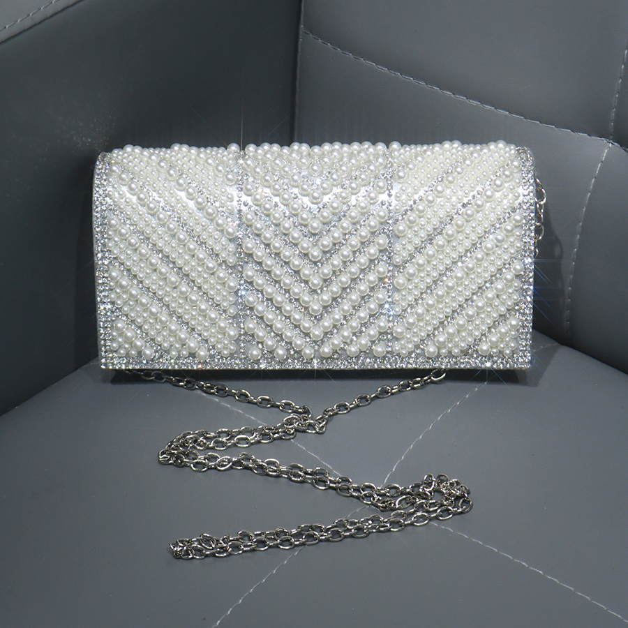 Glitter Ladies Clutch Bag Bead – Flap Bag Envelope recenzja i cena