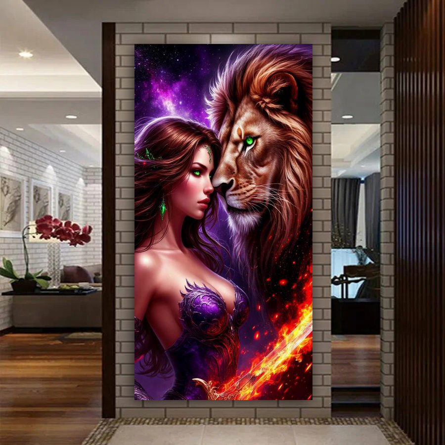 Woman and Lions Diy Diamond Ar – Women'S Bags New Collection recenzja i cena
