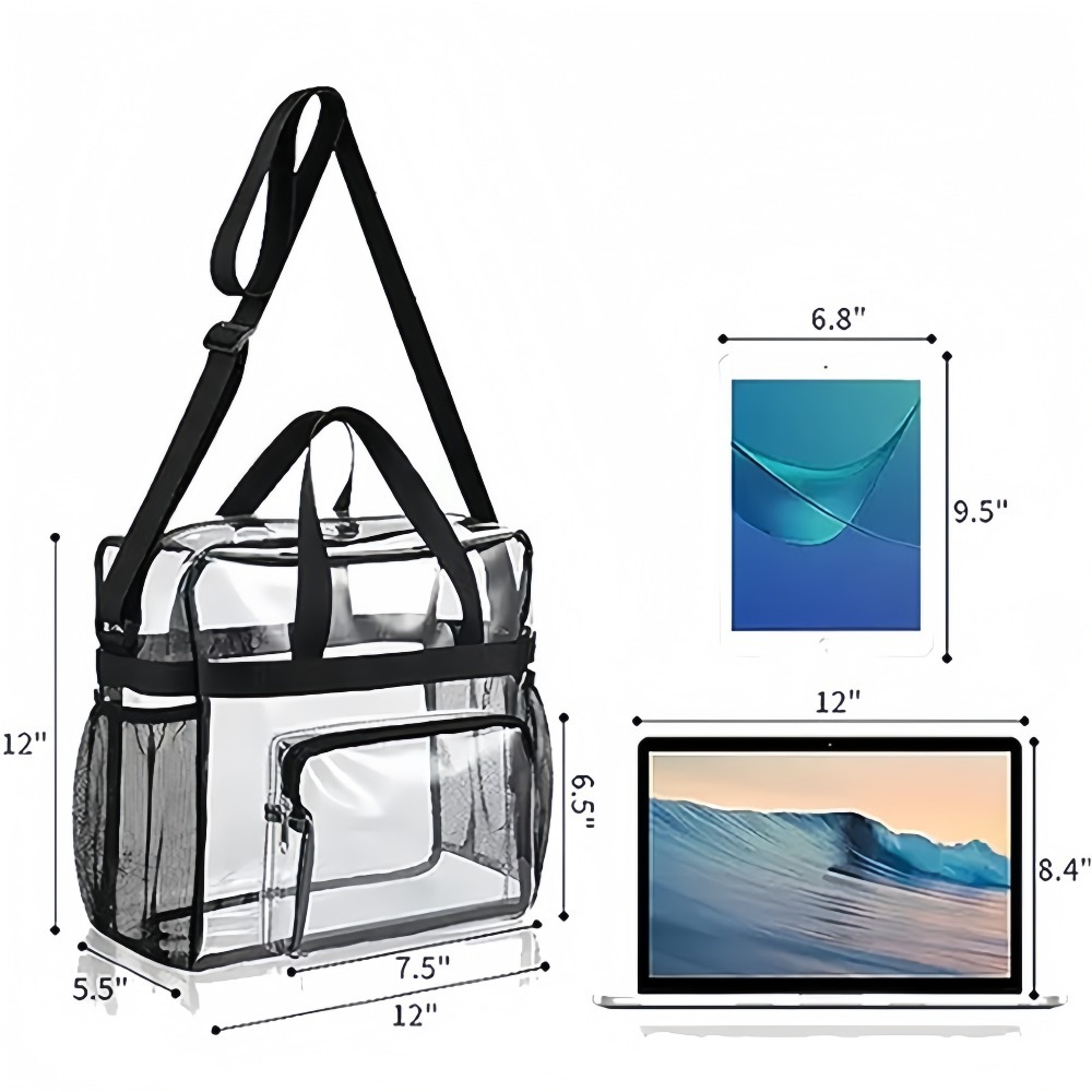 Clear Tote Bag Heavy Duty Plas – Women Bags Work recenzja i cena