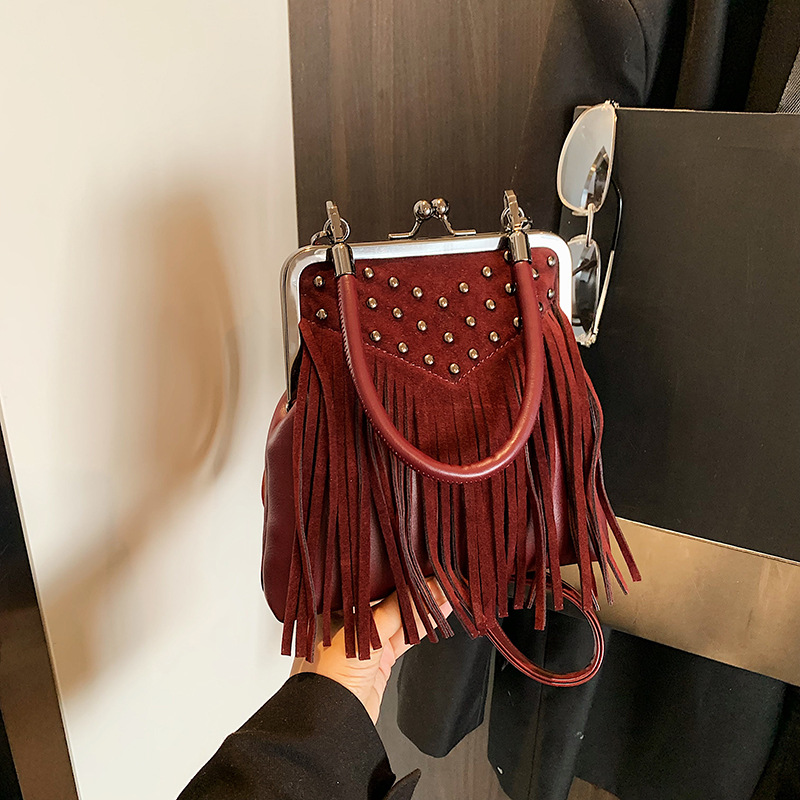Women's Fashion Rivet Handheld – Women'S Bags New Collection recenzja i cena