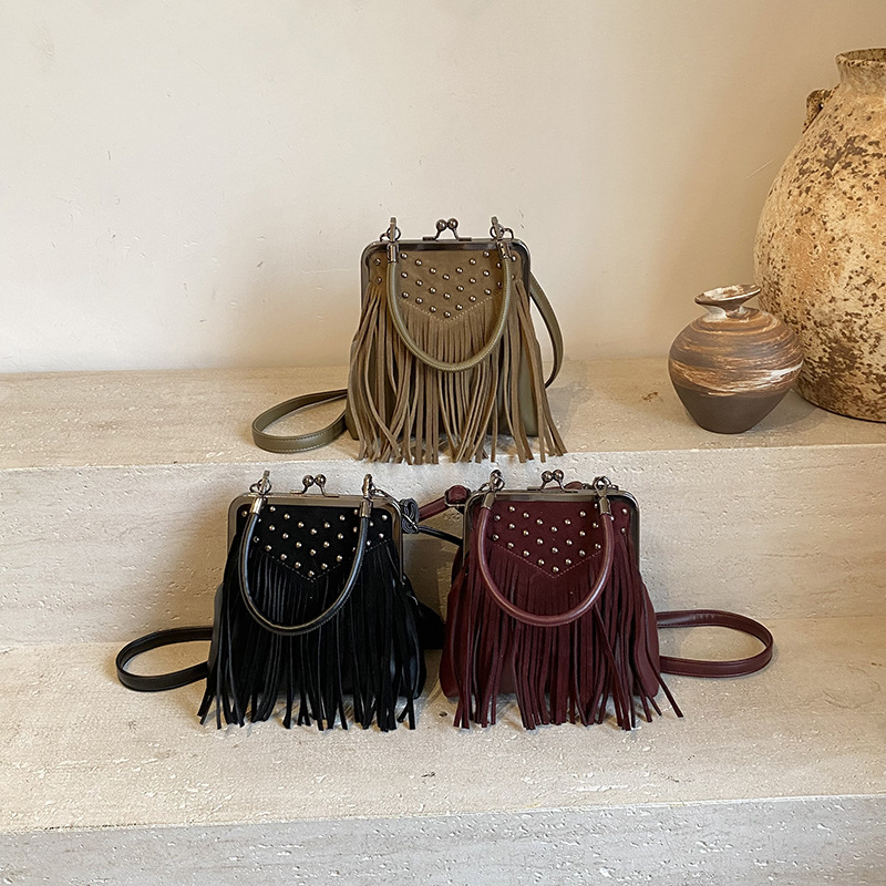 Women's Fashion Rivet Handheld – Women'S Bags New Collection recenzja i cena