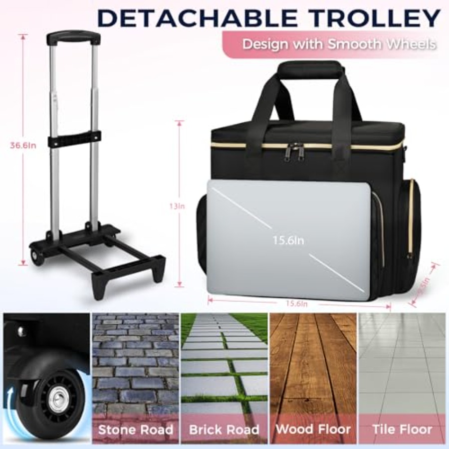 Rolling Teacher Bag, Multifunc – Women Bags For Women recenzja i cena