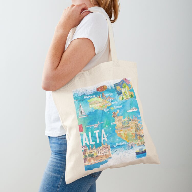 Malta Illustrated Island Trave – Women Bags Malta recenzja i cena