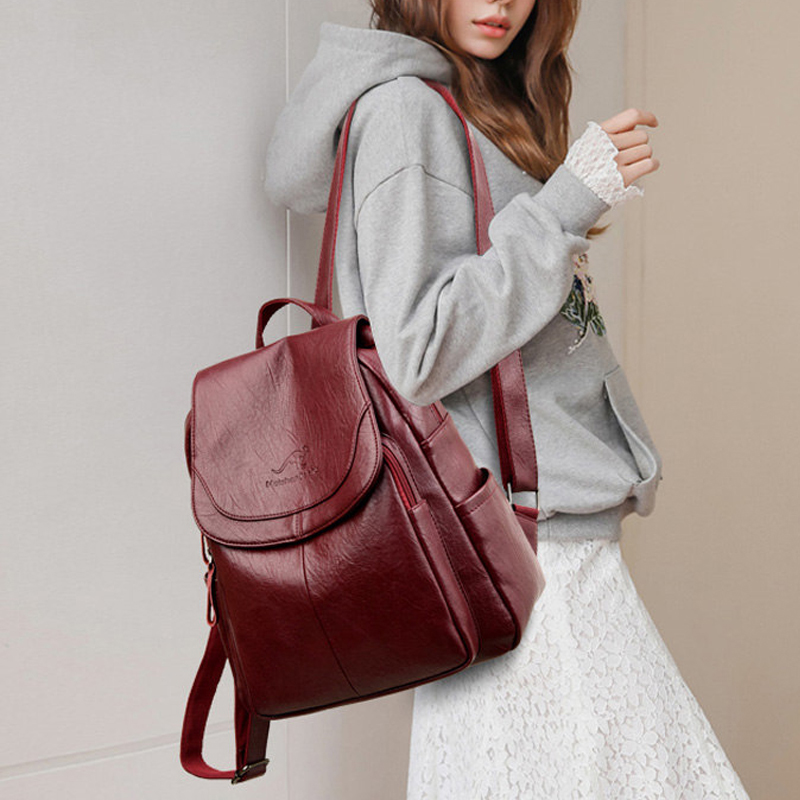 9 Color Women Soft Leather Bac – Mini Backpack Women recenzja i cena