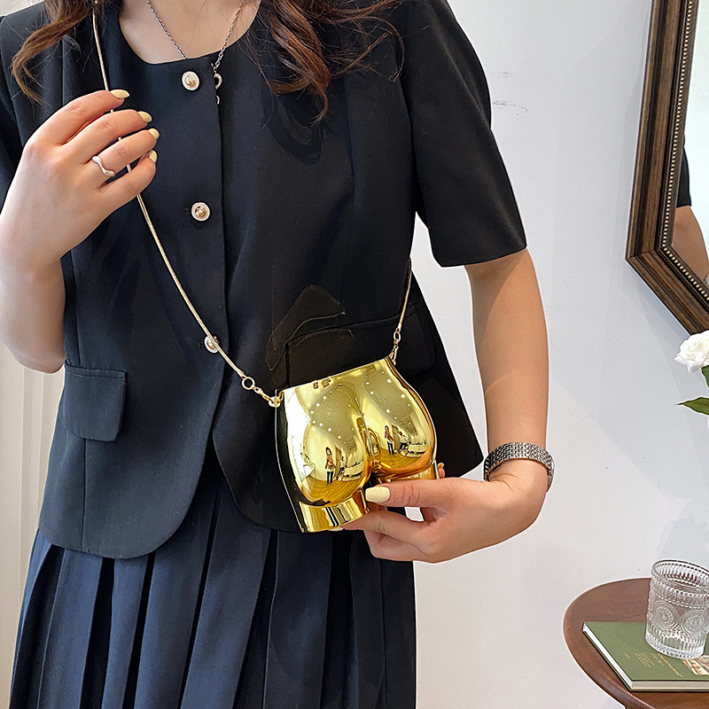MOODS Niche Design Evening Clu – Women Bags Golden recenzja i cena