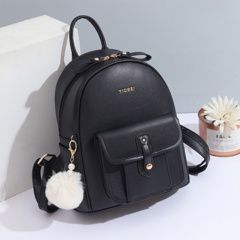 Stylish solid color texture wo – Mini Backpack Women recenzja i cena