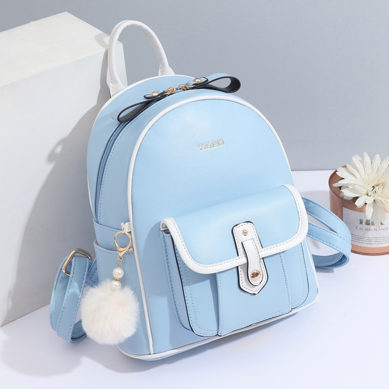 Stylish solid color texture wo – Mini Backpack Women recenzja i cena