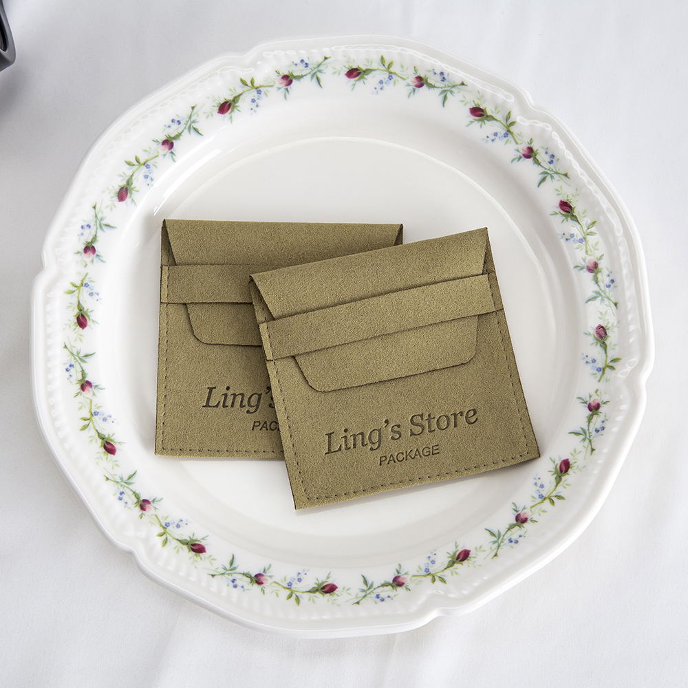 100Pcs Custom Logo Green Jewel – Flap Bag Envelope recenzja i cena
