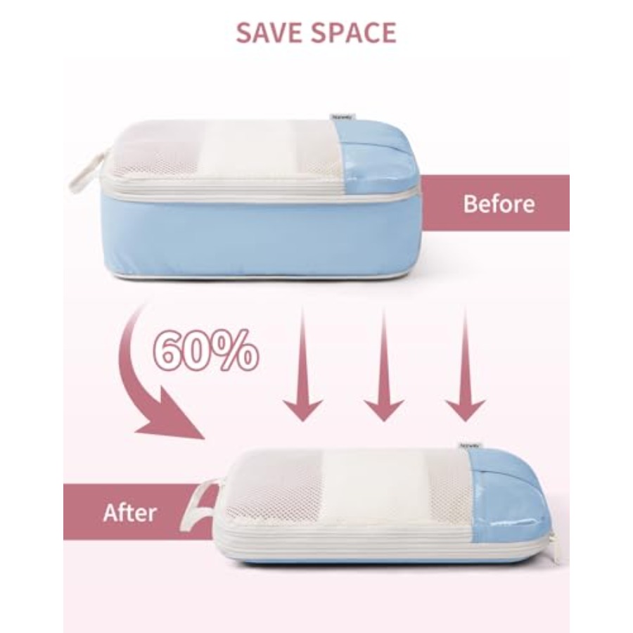 6 Set Compression Packing Cube – Women Bags For Women recenzja i cena