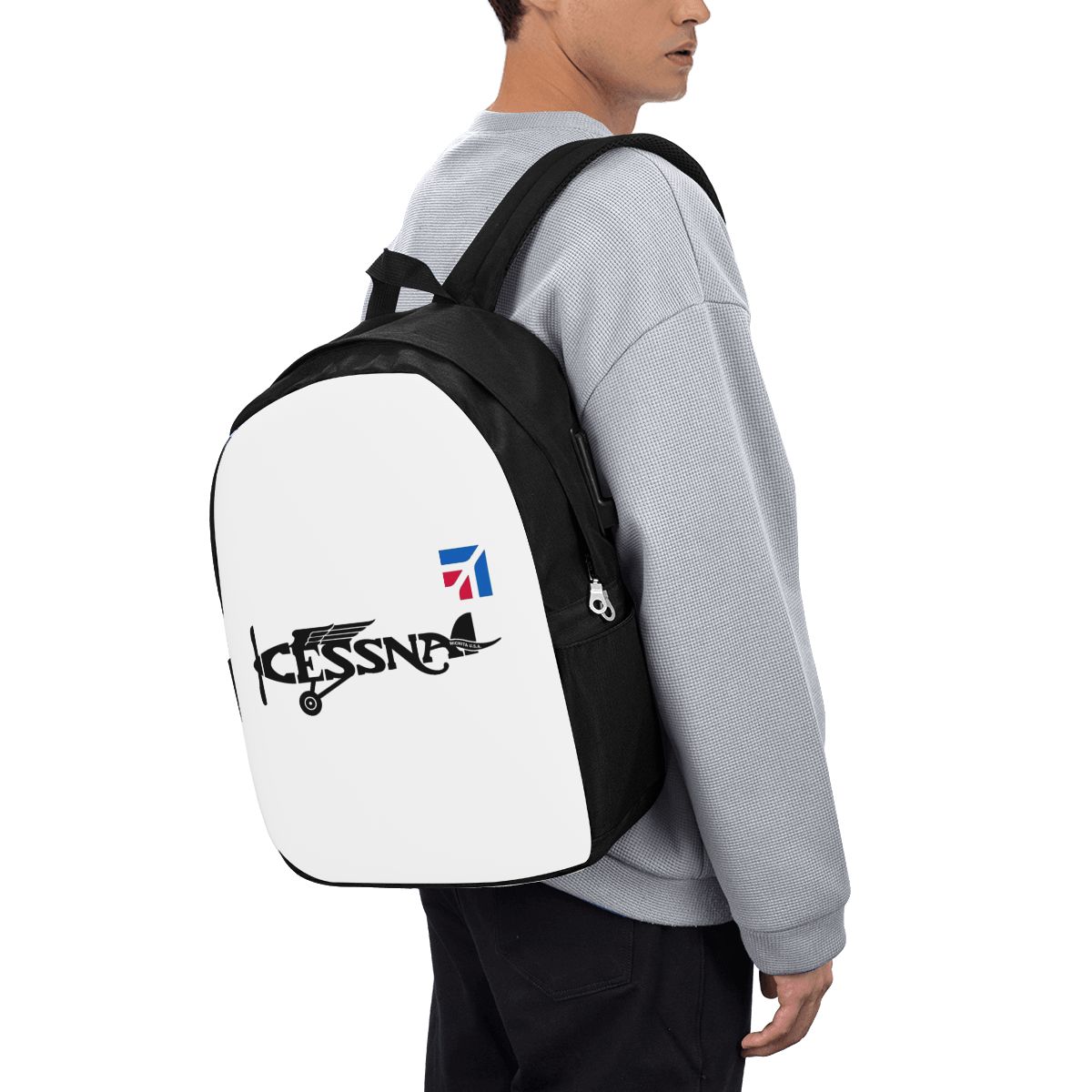 Cessna Logo Backpack Travel No – Women Bags For Women recenzja i cena