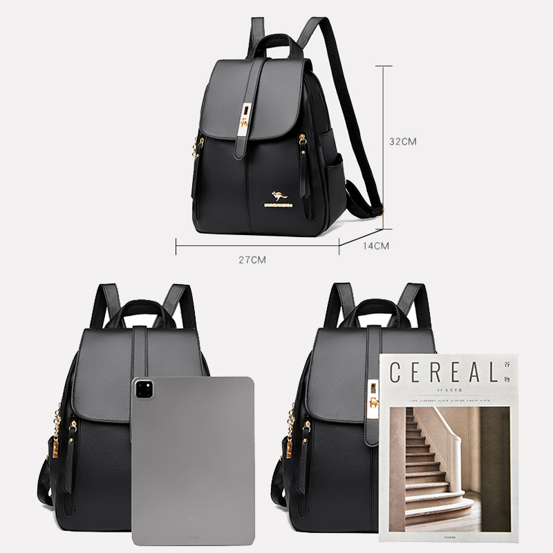 2024 Genuine Women Leather Bac – Mini Backpack Women recenzja i cena