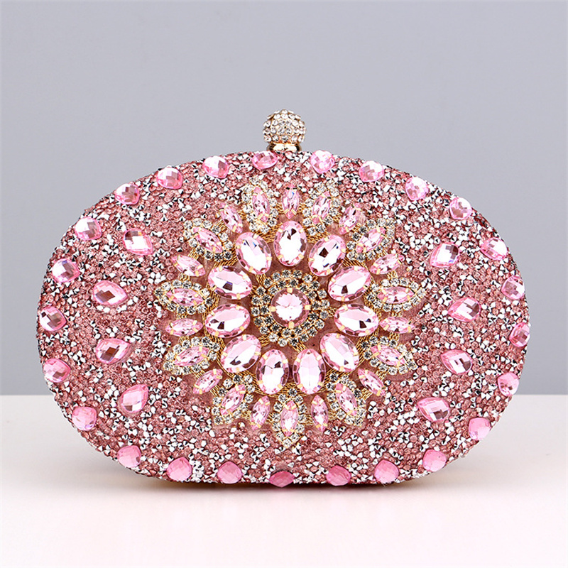 Diamond Crystal Women Make Up  – Women Bags Golden recenzja i cena