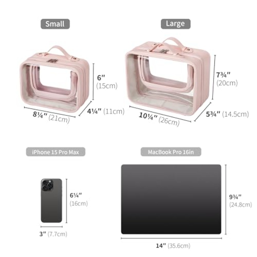 TSA Approved Toiletry Bag, Cle – Women Bags For Women recenzja i cena