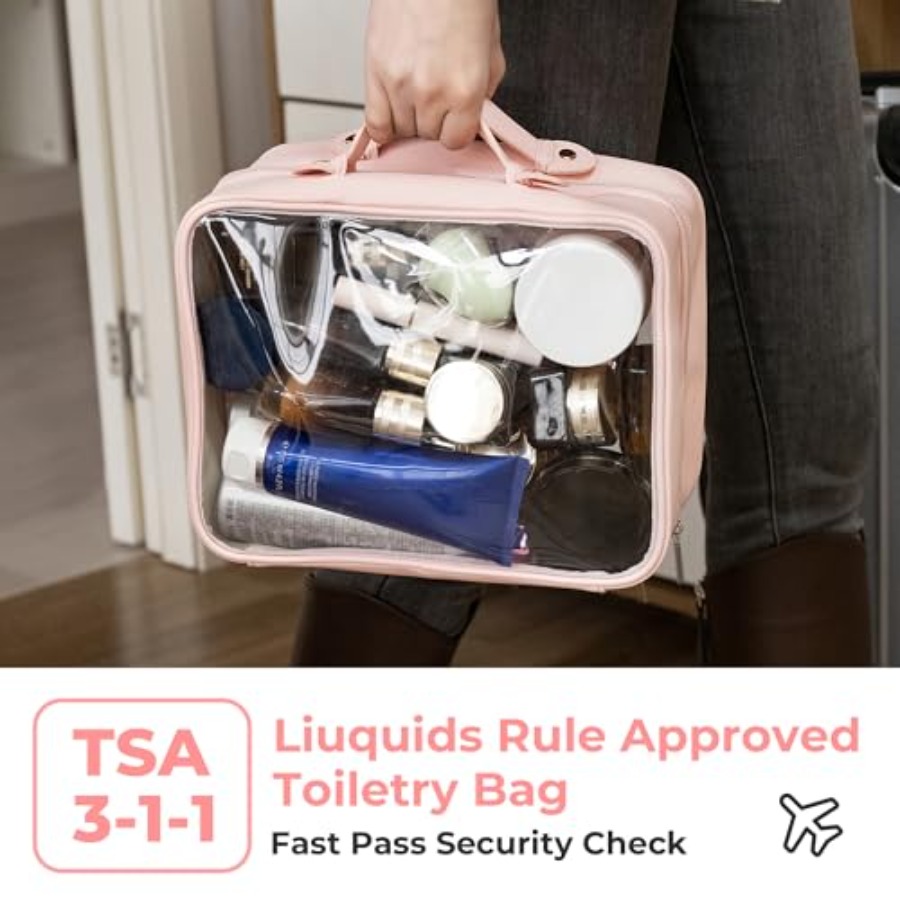 TSA Approved Toiletry Bag, Cle – Women Bags For Women recenzja i cena