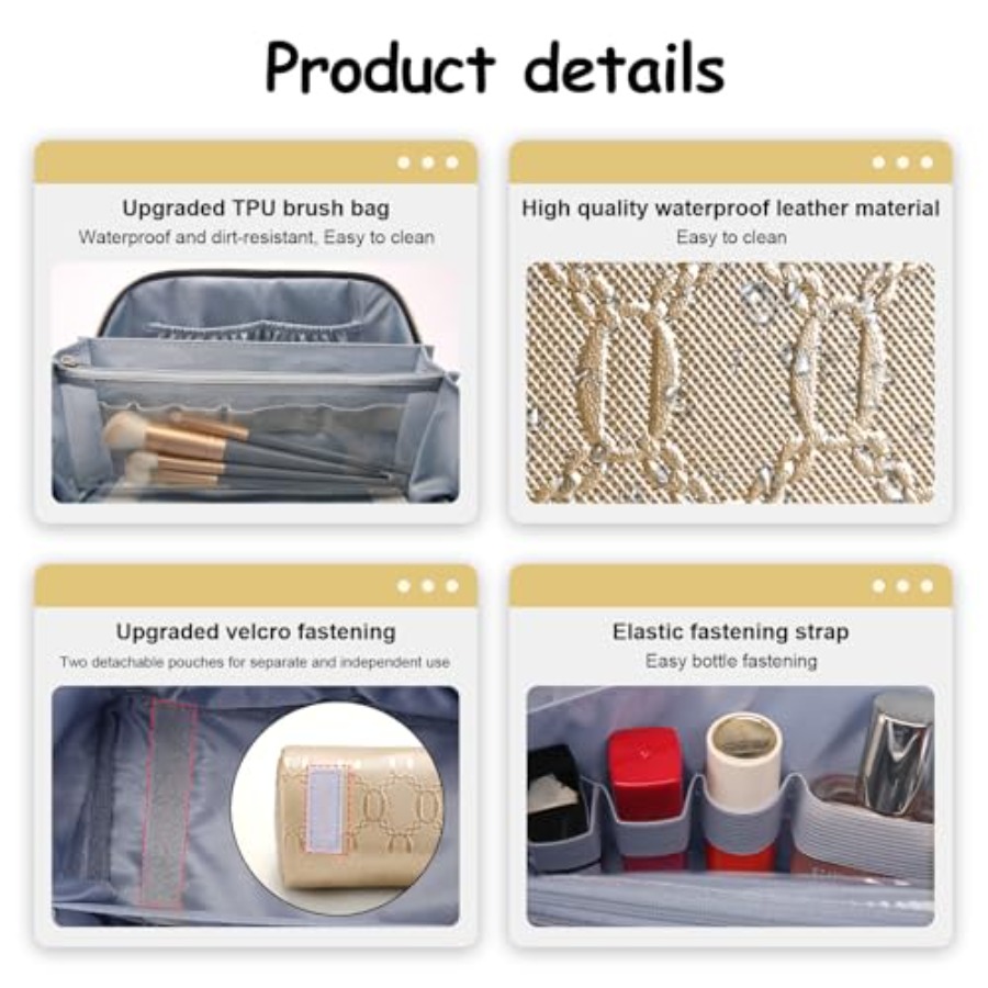 Travel Makeup Bag for Women: C – Women Bags For Women recenzja i cena