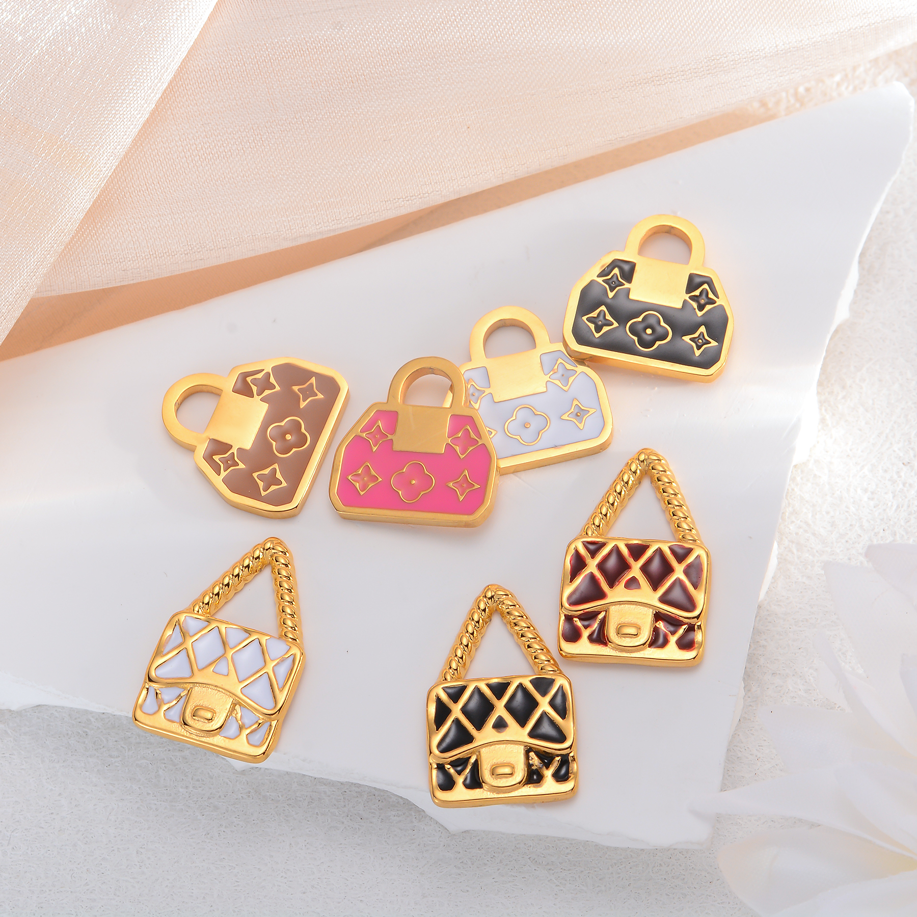 5PCS Cute Bag Stainless Steel  – Women'S Bags Ebay recenzja i cena