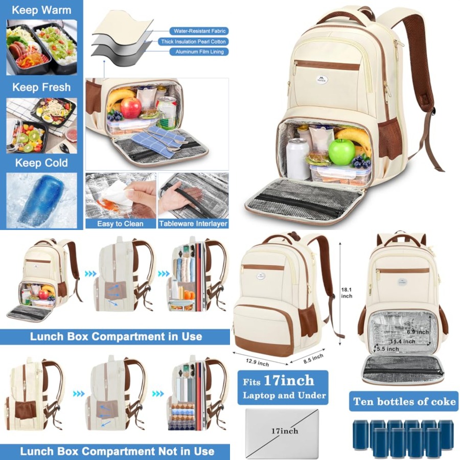 Backpack Lunch Bag for Women,  – Women Bags Work recenzja i cena