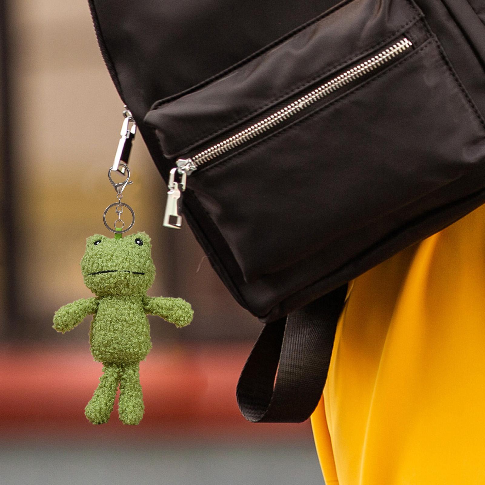 Plush Frog Keychain Bag Charm  – Women'S Bags New Collection recenzja i cena