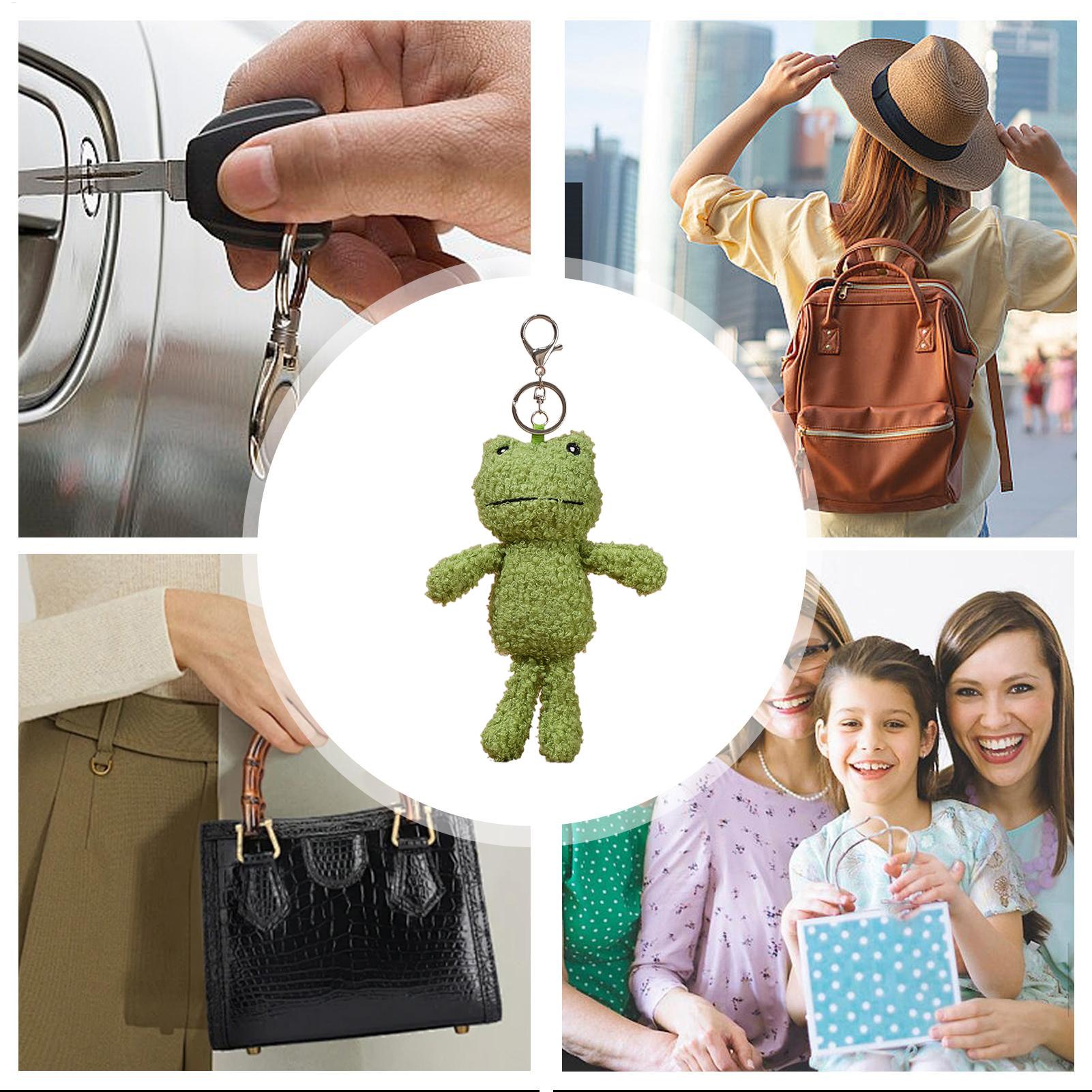 Plush Frog Keychain Bag Charm  – Women'S Bags New Collection recenzja i cena