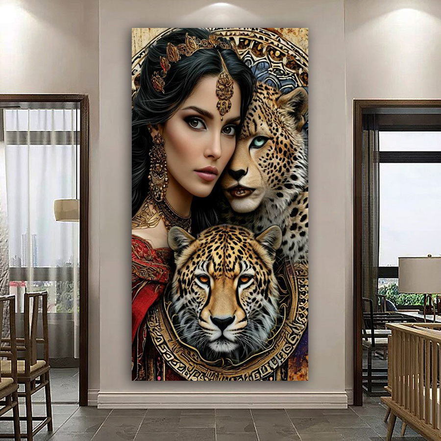 Woman and Leopards Picture Lar – Women'S Bags New Collection recenzja i cena