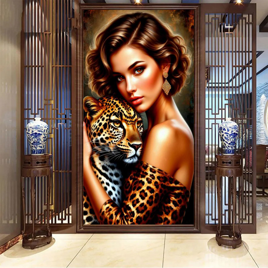 Woman and Leopards Picture Lar – Women'S Bags New Collection recenzja i cena