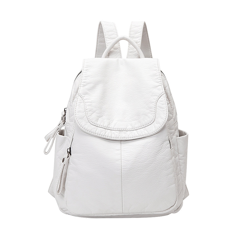 Women's Backpack White Washed  – Mini Backpack Women recenzja i cena