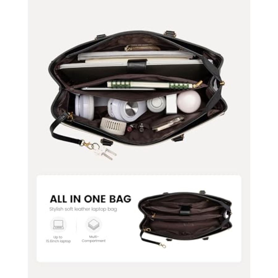 Vintage Leather Work Tote - La – Women Bags For Women recenzja i cena