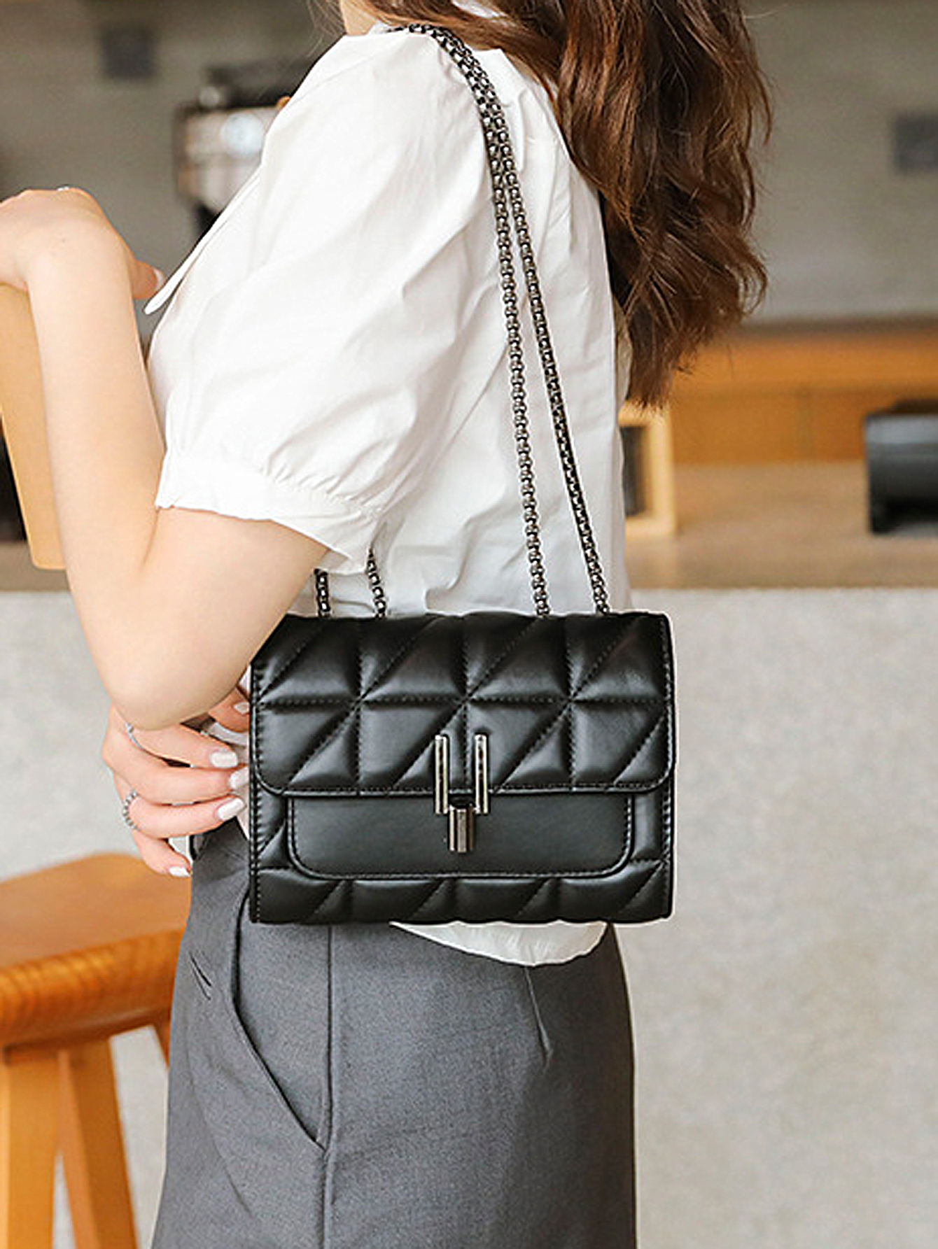 Classic Quilted Detail Square  – Women Bags Ysl recenzja i cena