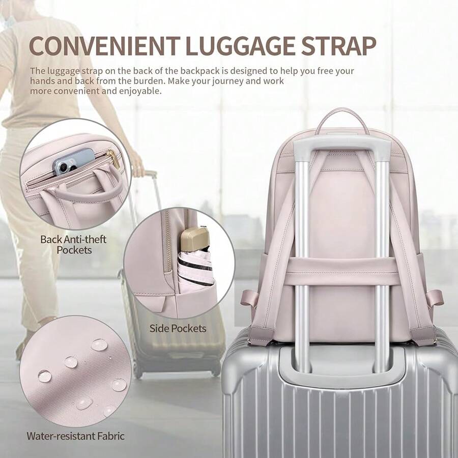 Slim Laptop Backpack For Women – Women Bags Work recenzja i cena