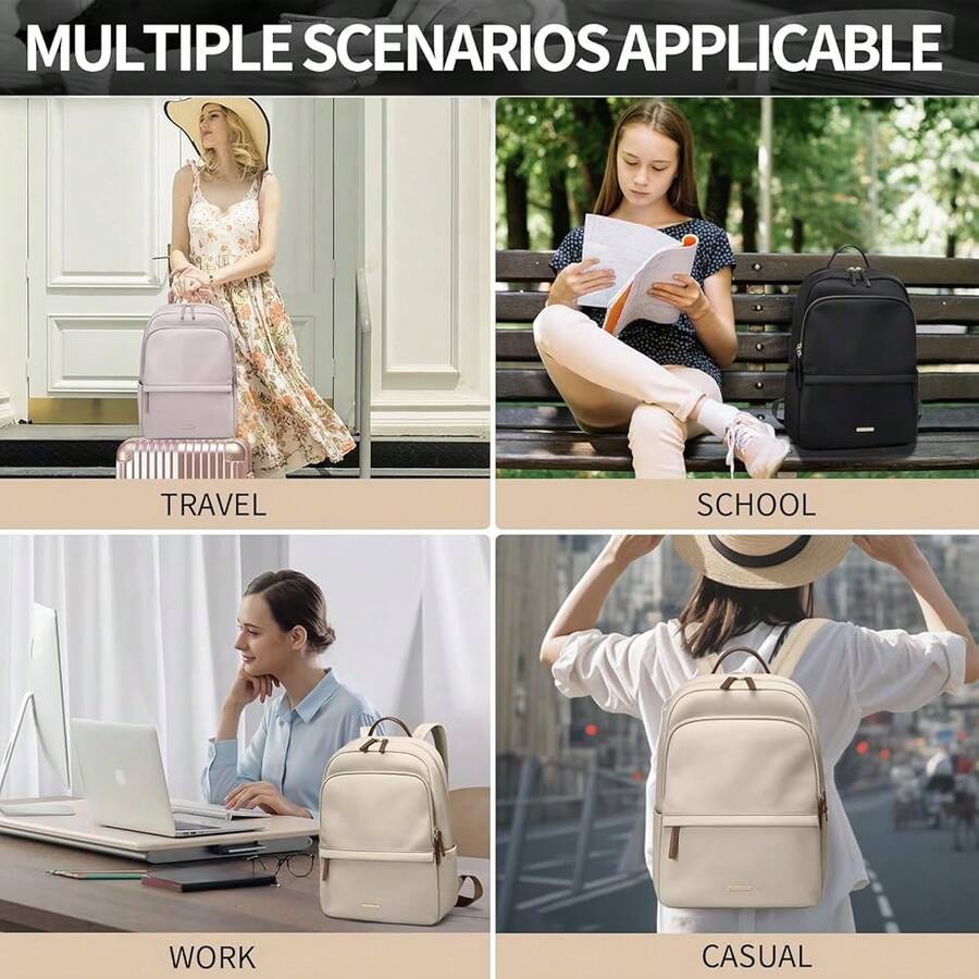 Slim Laptop Backpack For Women – Women Bags Work recenzja i cena
