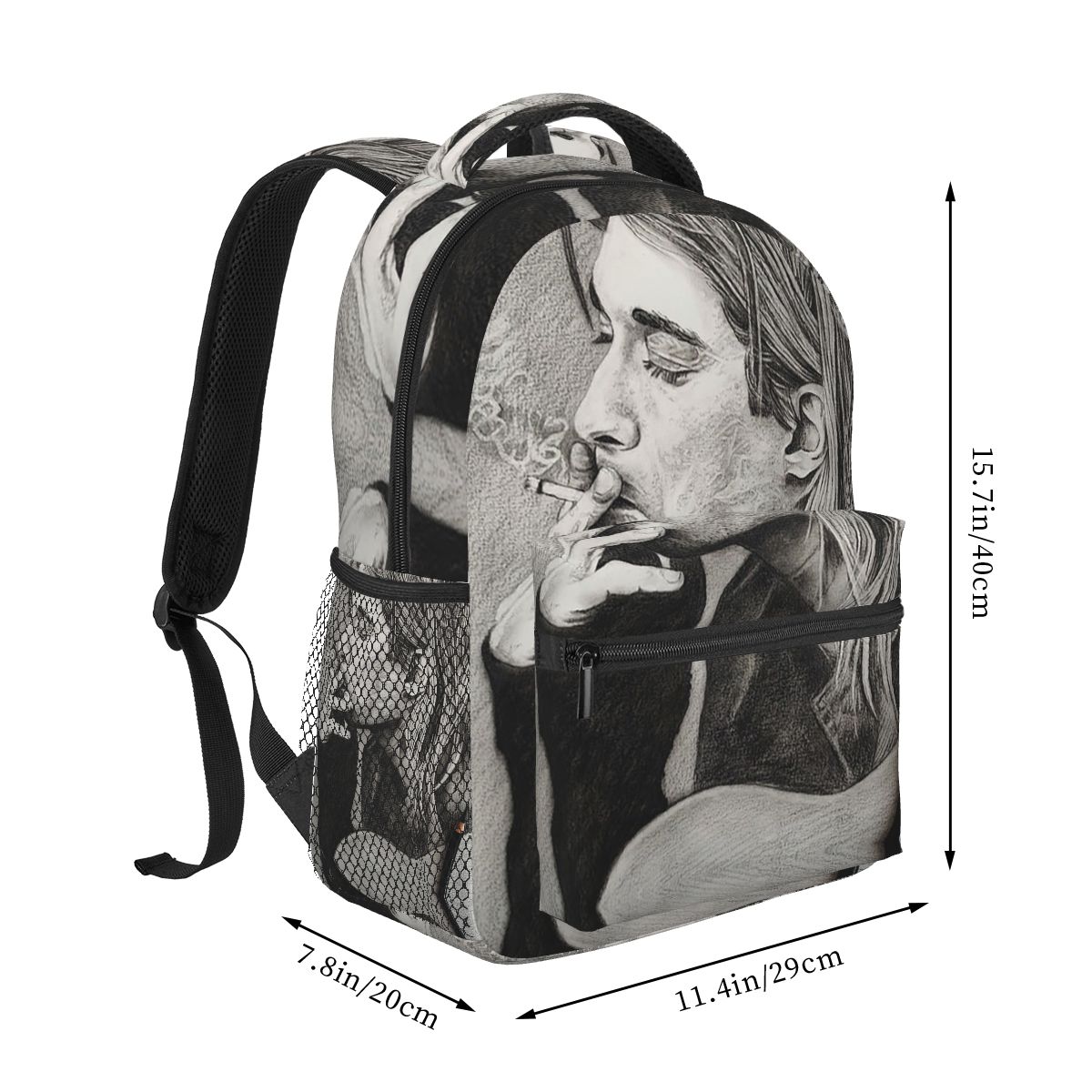 Kurt Cobain Backpack Hot Sale  – Women Bags Kurt recenzja i cena