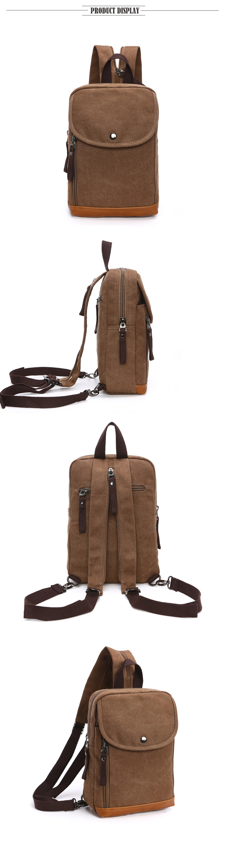 Men's Canvas Mini Backpack Men – Mini Backpack Women recenzja i cena