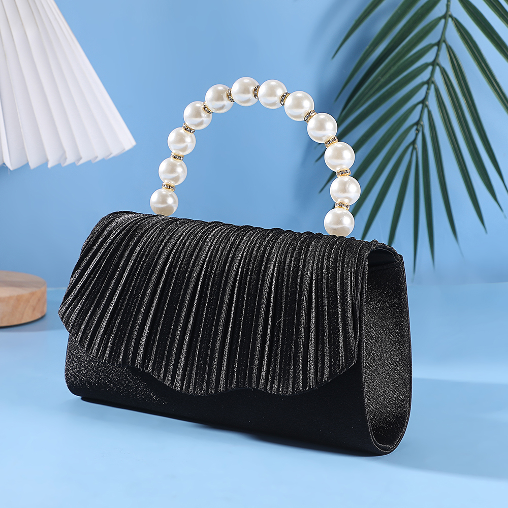 New pleated pearl handbag - el – Flap Bag Envelope recenzja i cena