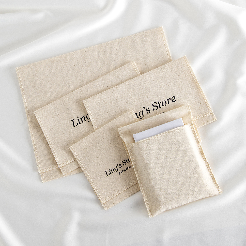 Custom Logo Canvas Cotton Musl – Flap Bag Envelope recenzja i cena