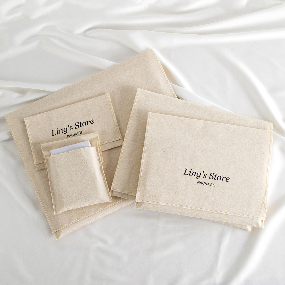 Custom Logo Canvas Cotton Musl – Flap Bag Envelope recenzja i cena
