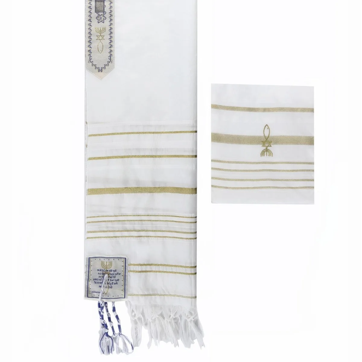 Golden Stripes Prayer Shawl wi – Women Bags Golden recenzja i cena