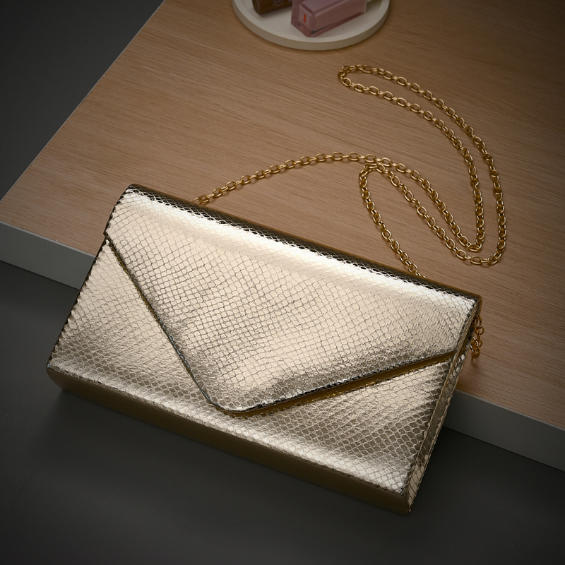 Gold Style Elegant Evening Bag – Flap Bag Envelope recenzja i cena
