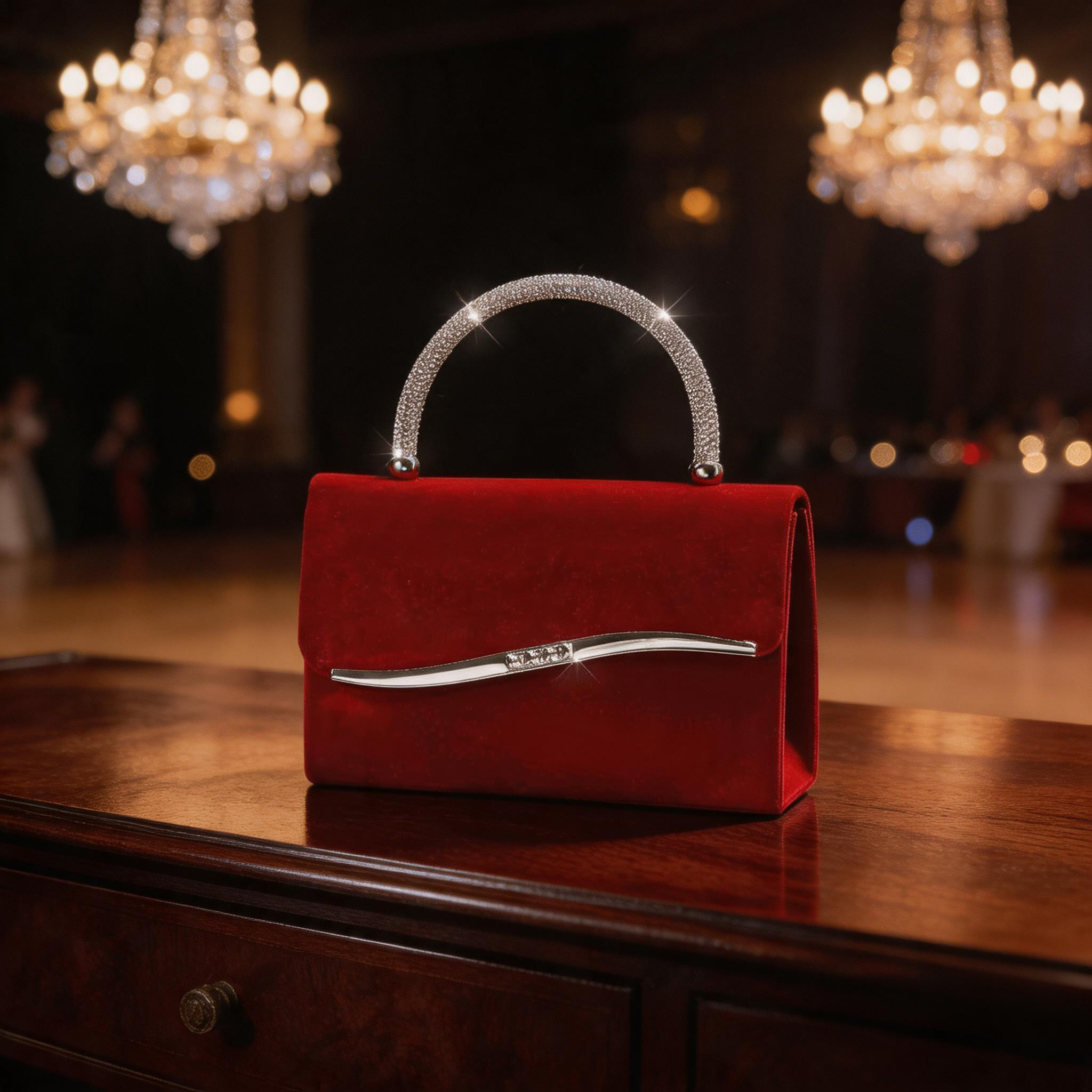 New velvet wedding dress eveni – Flap Bag Envelope recenzja i cena