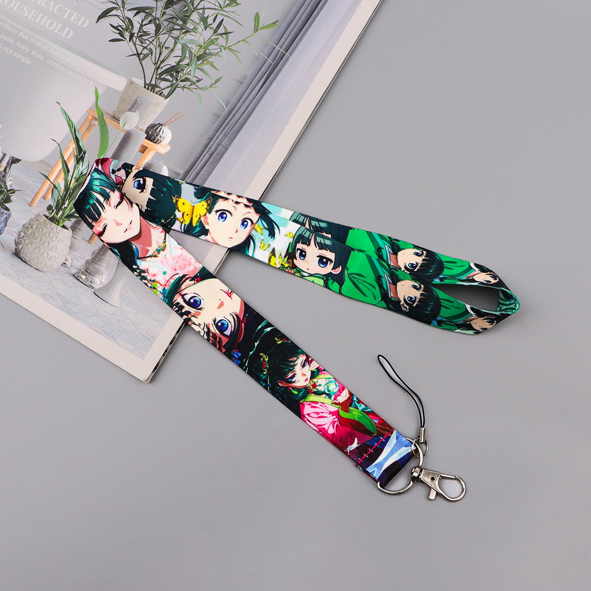 Cute Anime Girl Lanyard Neck S – Women Bags For Gift recenzja i cena