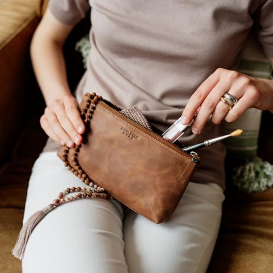Vintage Genuine Leather Makeup – Women Bags For Women recenzja i cena