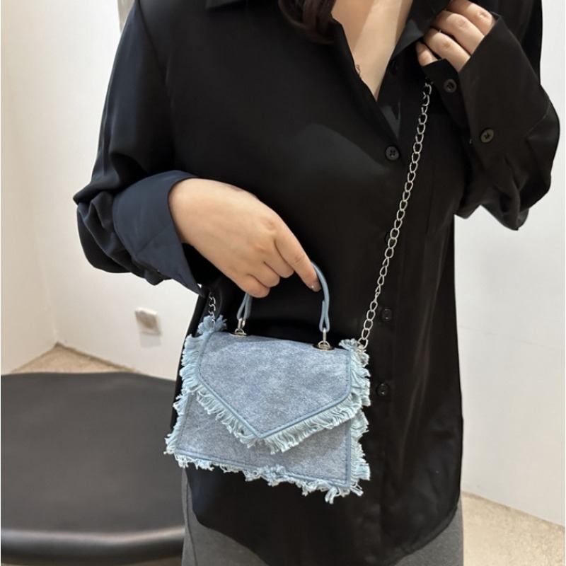 Fashion Envelope Frayed Edge T – Flap Bag Envelope recenzja i cena
